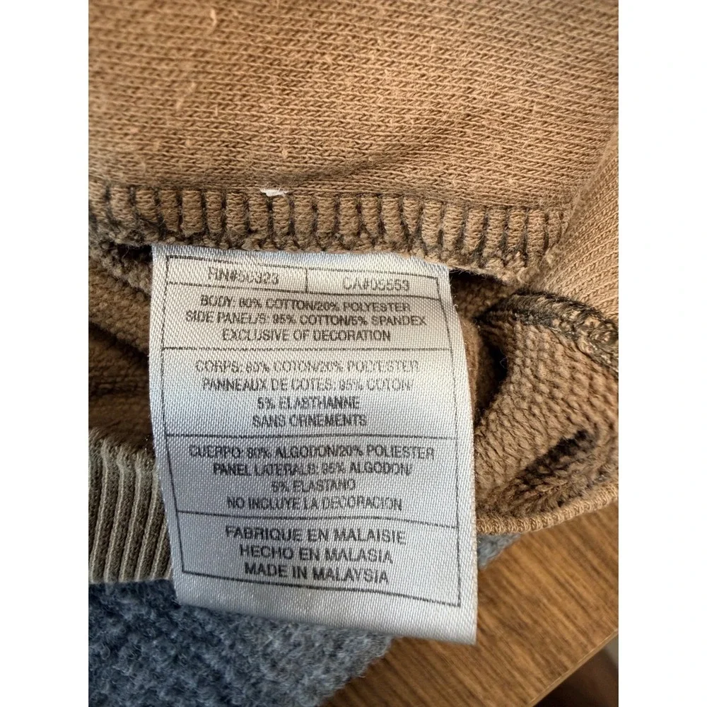 Nike Sneaker Freak Sweatshirt Mens XL Brown Heavyweight Crewneck Graphic Pullove